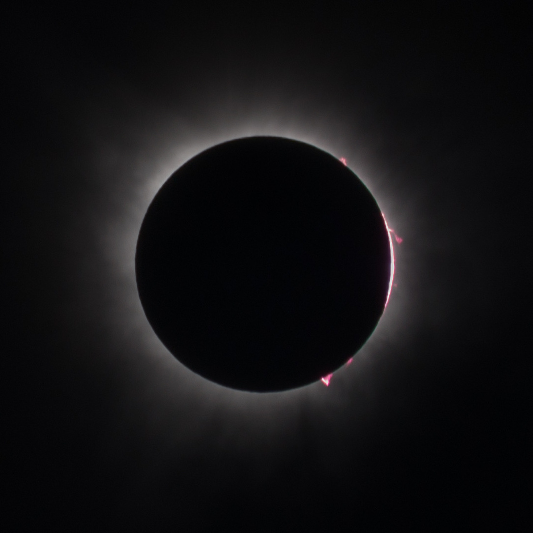 Éclipse totale du 8 avril 2024 à Plano au Texas