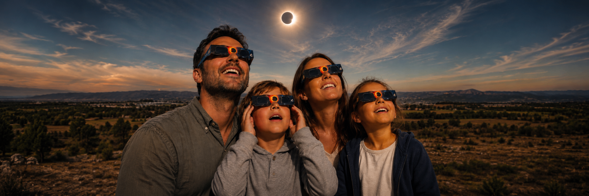 Mars desert eclipse glasses design